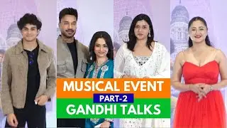 Mannara Chopra, Ankita Lokhande & Others Graces The Red Carpet For The Musical Event Of Gandhi Talks
