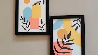 No Paint, Only Creativity | Abstract Wall Hanging for 🏠Home decor।