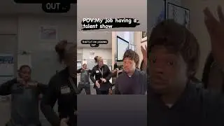 My job having a talent show #shorts #comedy #funnyvideo #youtubeshorts