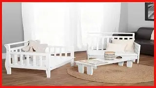 Dream On Me Emma 3 in 1 Convertible Toddler Bed in White