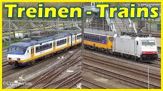 Treinen / Trains in April 2017 (Nederland / The Netherlands)
