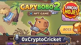 NOVO JOGO NFT TELEGRAM CAPYBOBO 2 LNA&Ccedil;OU HOJE !