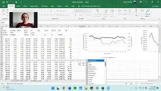 Ex Phys Excel 4: How to calculate correlations and what to correlate