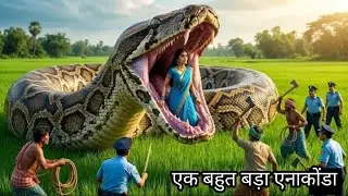 Asghar Snake Real Power || anaconda Snake Attack ||wildlife rescue stories 