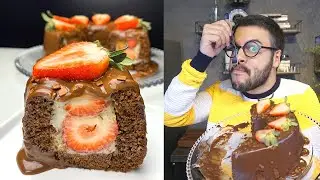O BOLO DE BOMBOM DE MORANGO MAIS FÁCIL QUE VOCÊ JÁ VIU | Thigas Ribeiro