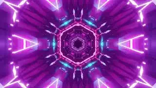 4k TV  Metallic color party  light Flip tunnel crazy VJ loop selection -Big screen visuals