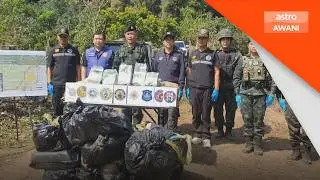 Tentera rampas 312kg syabu, rampasan di utara Thailand