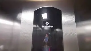 (Neue Beleuchtung) Schindler Smart Aufzug im Ärztehaus, Kaufland in den Rathaus Galerien in Herten.