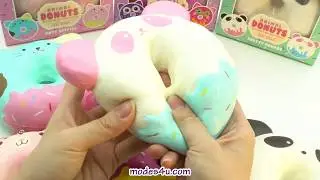 panda donut squishy by Puni Maru