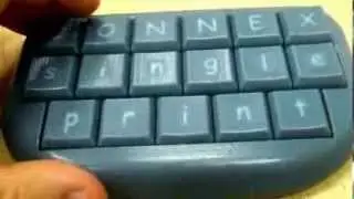3D Printed Keyboard with Working Keys!