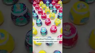 Our handcrafted Pichwai jars &mdash; perfect for gifting or keeping ❤️ #returngifts#celebrationgifts