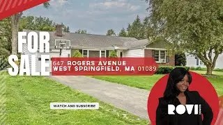 ROVI Homes 🚀  | NEW LISTING🔥  | 647 Rogers Ave. | West Springfield, MA 01089 | Ashley Jones