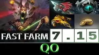 QO [Medusa] Fast Farm Korean Efficiency ► Dota 2 7.15