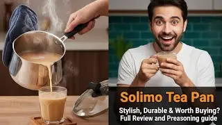 Boil Milk & Make Tea Like a Pro | Solimo Tea Pan Review & Preseasoning Guide☕🔥🫖@unboxingbadshah1341 