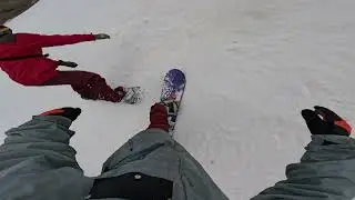 Snow Session #4 1-4-25 Big Bear Mountain Resort ASMR No Music
