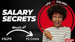 💰 Salary Secrets: ₹3LPA to ₹1 Cr &ndash; The Truth About 🚨 Deductions detailed in Telugu