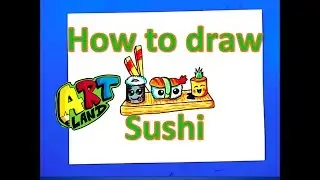 How to draw Sushi