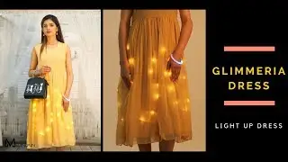 Golden LED light up dress