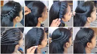 Top 8 Most Amazing Hairstyle for girls_ Simple Daily Using Hairstyle_ Graceful Hairstyle #hairstyles