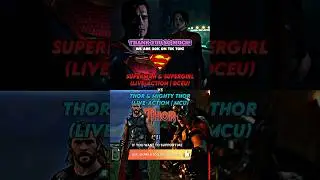 Superman and Supergirl (DCEU) vs Thor and Mighty Thor (MCU) (&iexcl;SPECIAL 20K FOLLOWERS ON TIKTOK)