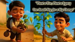Plant a tree , plant a legacy|One small step for a big change|Motivational story 