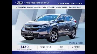 2017 CRV EX AWD | Pine Tree Ford Stock # P9431