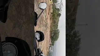 Descending the hill on a Scrambler 400 XC | #triumph #scrambler #400xc #automobile #thimappannabetta