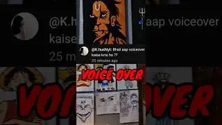 Day-40/50 My Voice Over - tips 🧐 #art #virat #drawing #shor