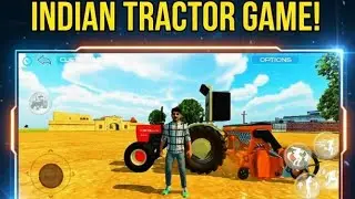 Indian tractor game farming 🚜🚜🚜 #tractor #viral #@intsabGamerzone 