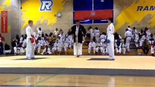 Boys 14-15 Kumite Quebec vs. Manitoba | IKD World Cup 2015 Shotokan Karate #IKDWorldCup