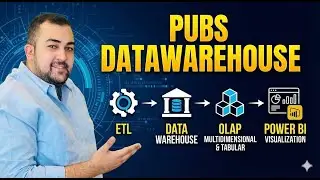 Pubs Data Warehouse vs  ETL vs Incremental Load with SCD, CDC vs OLAP vs Dashboard in Power BI