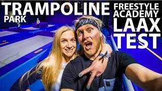 PARK TRAMPOLIN TEST | Freestyle Academy LAAX | Treneiro Vlog