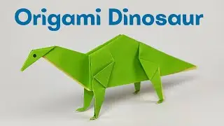 Origami Dinosaur 🦕 How to make a paper Dinosaur 🦕 Easy origami Dinosaur with Onix Origami