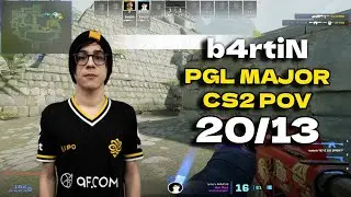 CS2 POV Legacy b4rtiN (20/13) vs Apeks (Ancient) PGL CS2 Major Copenhagen 2024