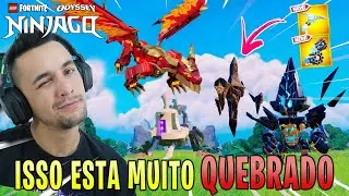 ESSA SÃO AS ARMAR MAIS FORTES - FORTNITE LEGO NINJAGO | GUIA AVANÇADO BARRA PESSADA