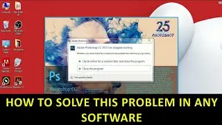 how to solve the close program error of any program | solve the close program warning