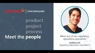 Meet our People | Joshua Lett, Regulatory Operations Specialist II