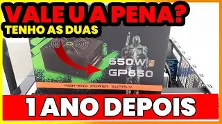 [1 ANO DEPOIS] FONTE GAMEMAX GP 650 e GP 750 VALE A PENA?