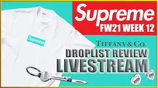 Supreme Droplist LIVESTREAM - Tiffany Box Logo