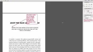 PDF markup instructions