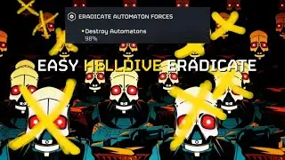 Trivializing high difficulty eradicate automaton missions
