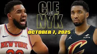 Cleveland Cavaliers vs New York Knicks Full Game Highlights - October 7, 2025 | NBA Regular Season