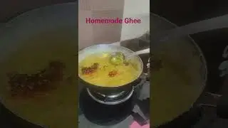 Homemade Ghee 🧈 | How to Make Pure Desi Ghee at Home | Healthy Cooking