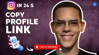 How to COPY the LINK of an INSTAGRAM PROFILE in 24 S
