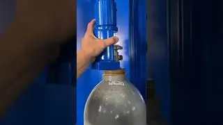 Valving Machine - To Remove And Insert Valves Into Gas Cylinders