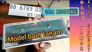 Сделайте свой номерной знак таким, чтобы он был аккуратным || модифицированный номерной знак со в...