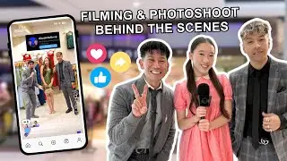 Проведи со мной день! 💖 | Фотосессия и съёмки для журнала BTS 📸🎥