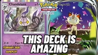 Spirit Burn! CHANDELURE & MEOWTH Incinerate the Competition! | Pokemon TCG Pocket