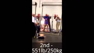 2014 Raw SW Regionals Meet - 726kg/1600.5lb total @ 219 BW