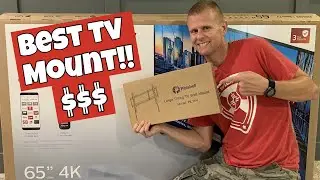 Лучшее дешевое и простое в установке настенное крепление для телевизора!!